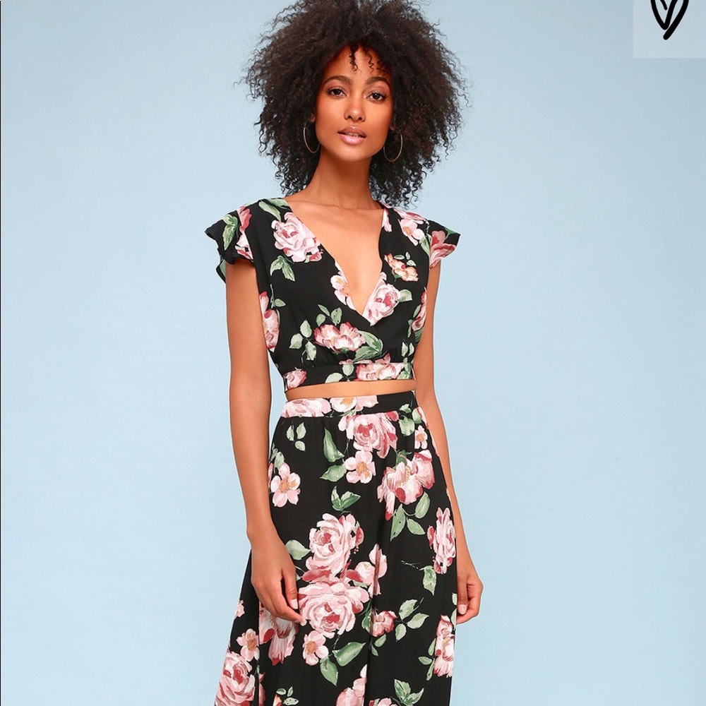 Lulus two-piece maxi set